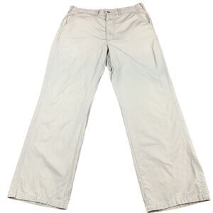 VTG CC Filson Style 55 Poplin Mens 36 X 30 Khaki Chino Pants USA Made Cotton